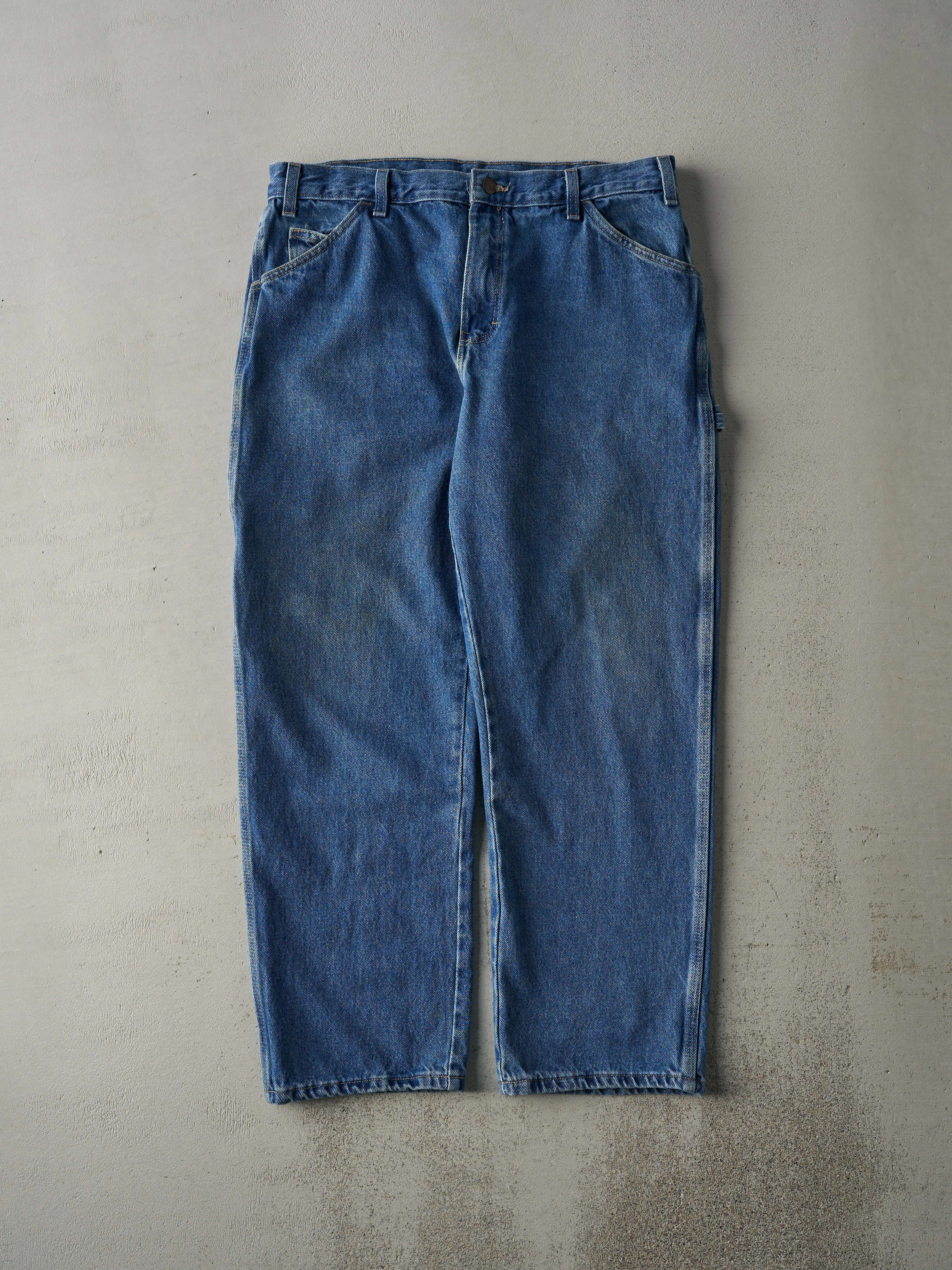 Vintage 90s Mid Wash Dickies Carpenter Jeans (35x29) sold by Rebalance Vintage