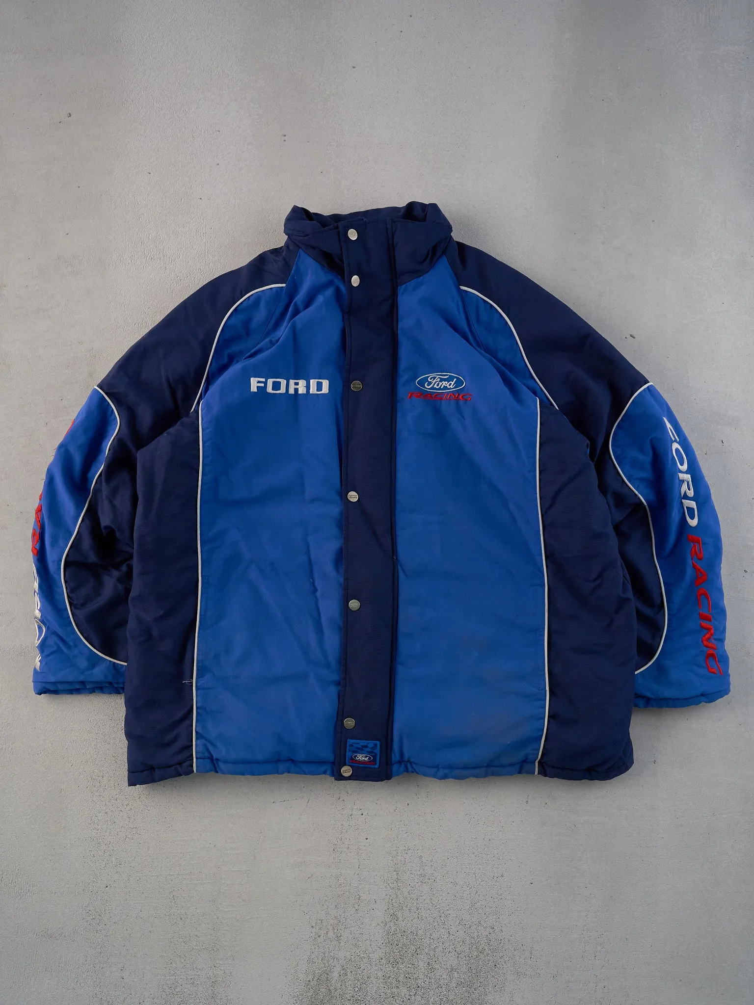 Vintage Y2k Royal Blue Ford Racing Jacket (XL/XXL) sold by Rebalance Vintage