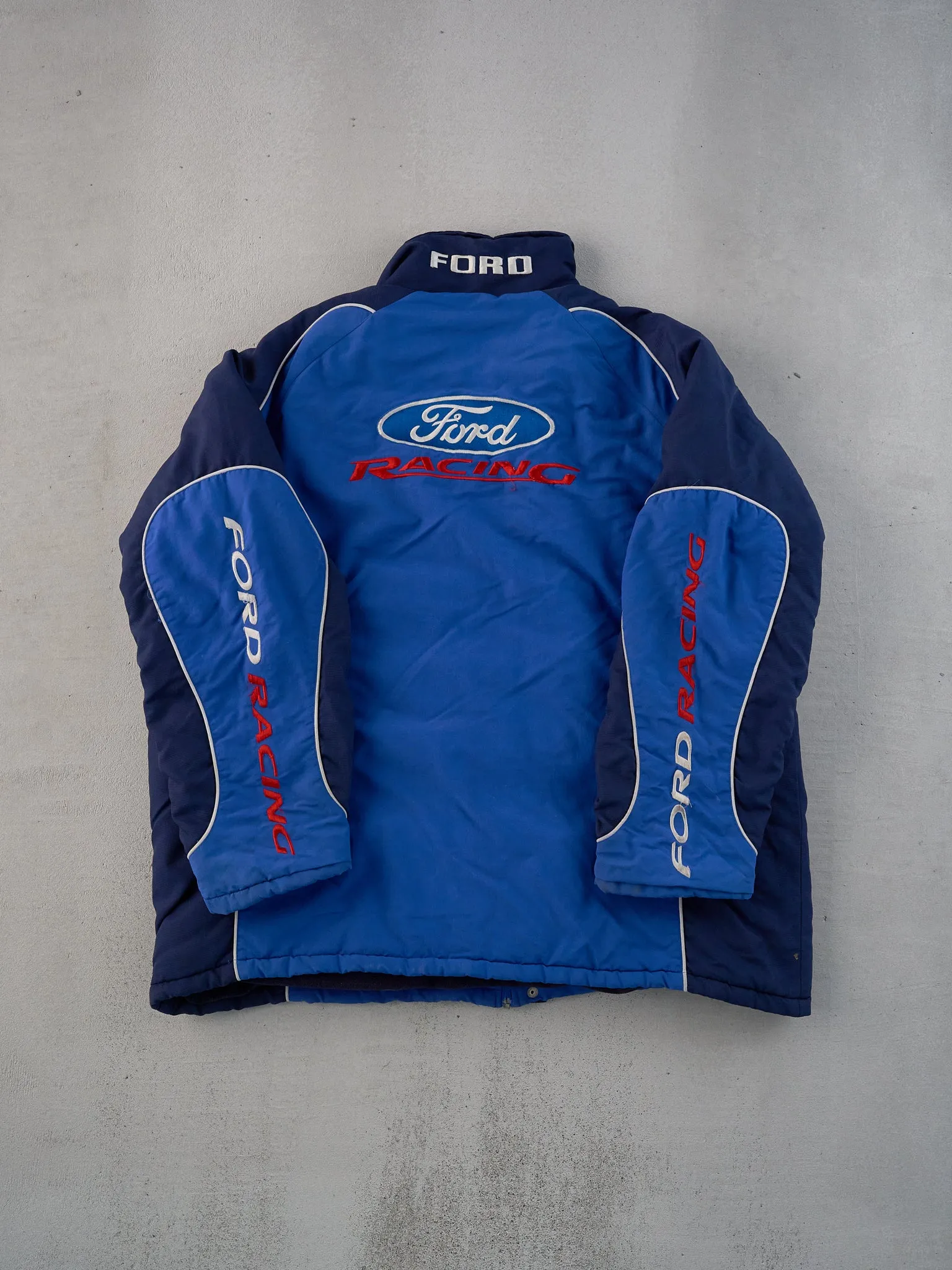 Vintage Y2k Royal Blue Ford Racing Jacket (XL/XXL) sold by Rebalance Vintage product image thumbnail 2