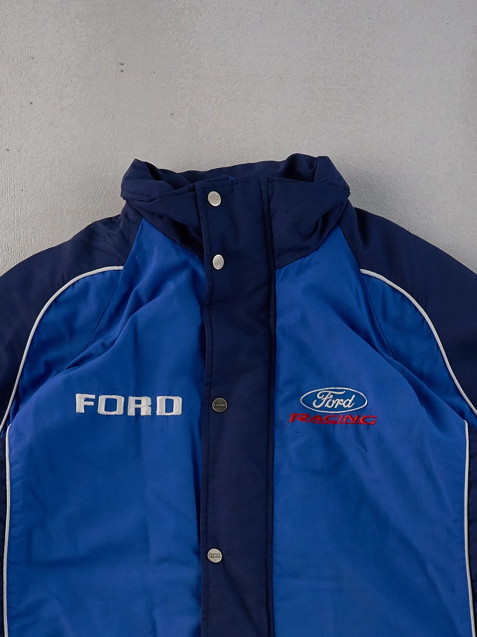 Vintage Y2k Royal Blue Ford Racing Jacket (XL/XXL) sold by Rebalance Vintage product image thumbnail 3