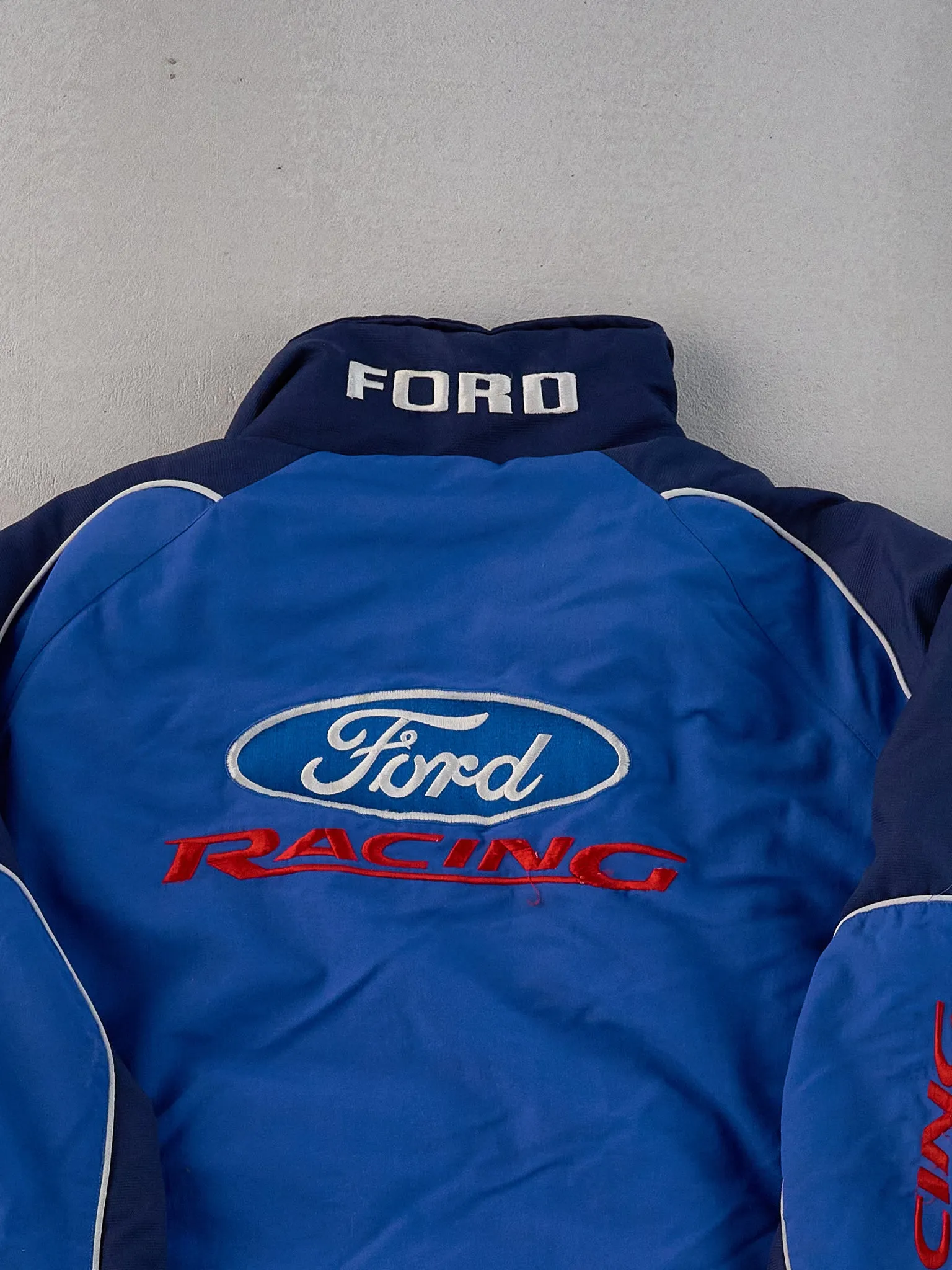 Vintage Y2k Royal Blue Ford Racing Jacket (XL/XXL) sold by Rebalance Vintage product image thumbnail 4
