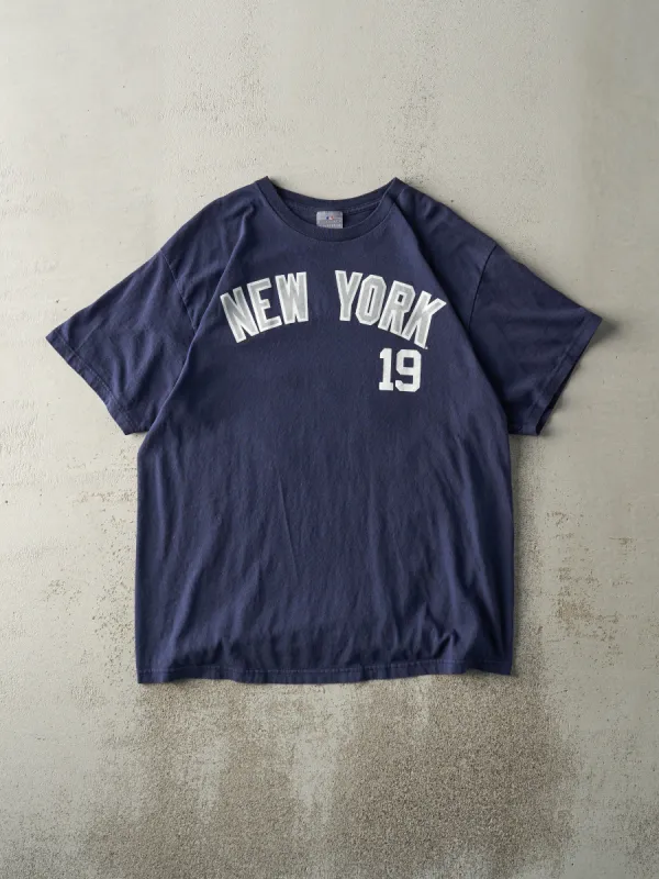Vintage Y2K Navy Blue New York Yankees Tanaka Player Tee (M/L) sold by Rebalance Vintage