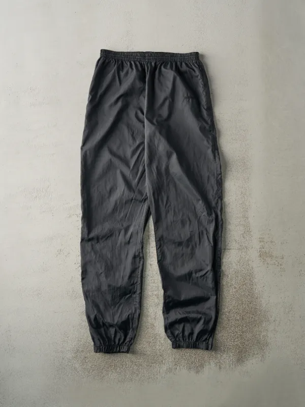 Vintage 90s Black Adidas Tonal Logo Windbreaker Pants (30x32) sold by Rebalance Vintage