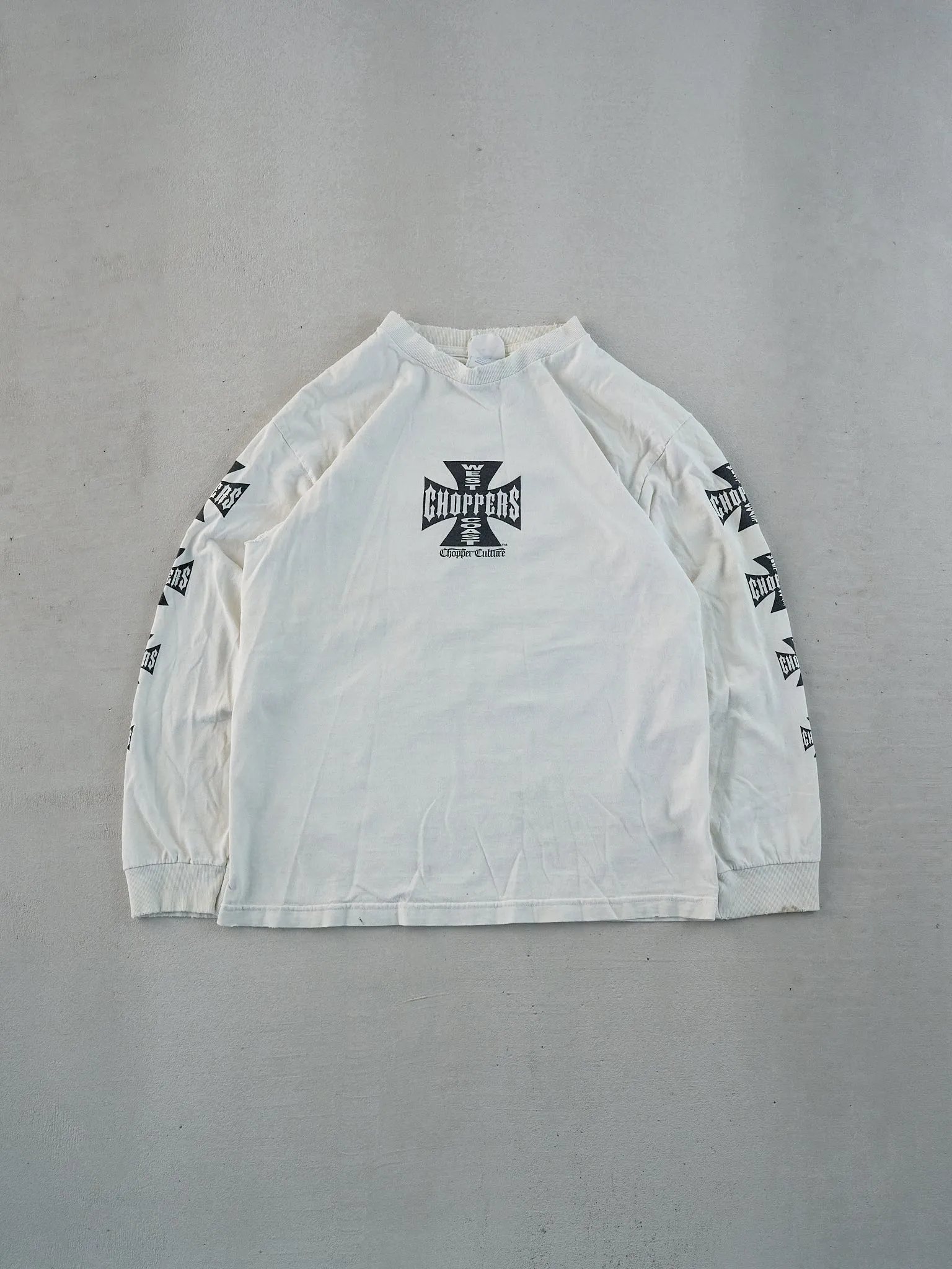 Vintage White West Coast Choppers Long Sleeve (S) sold by Rebalance Vintage