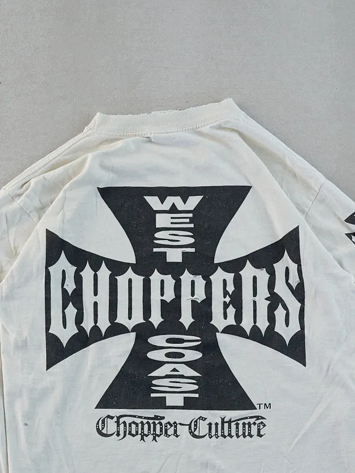 Vintage White West Coast Choppers Long Sleeve (S) sold by Rebalance Vintage product image thumbnail 4