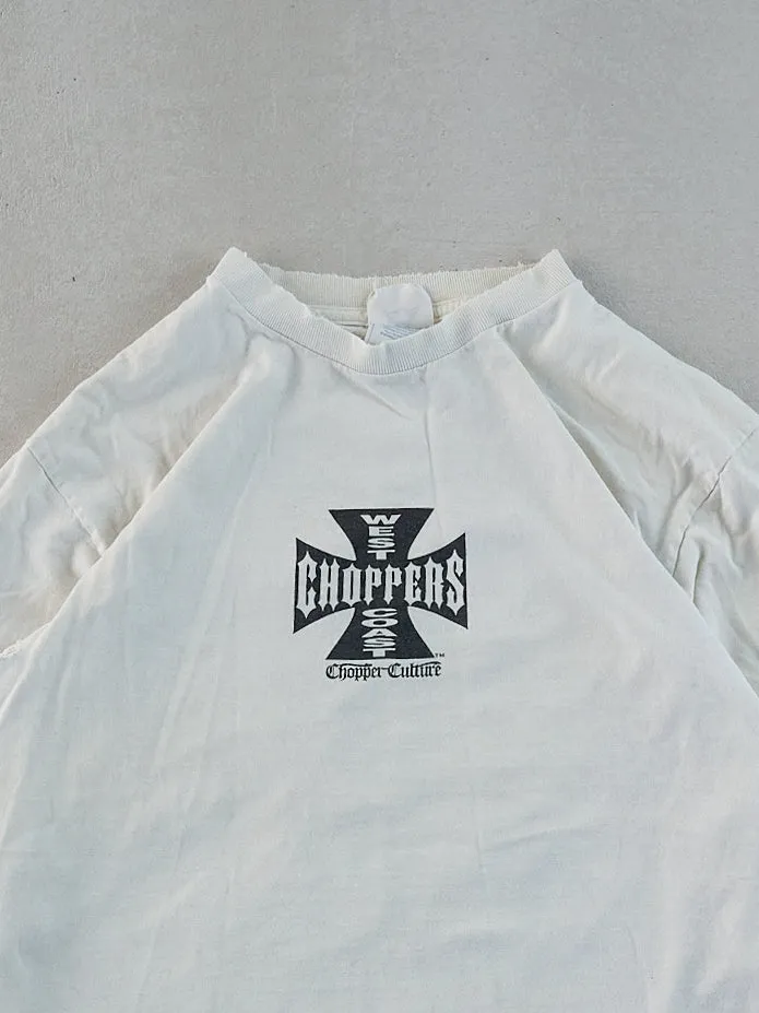 Vintage White West Coast Choppers Long Sleeve (S) sold by Rebalance Vintage product image thumbnail 3