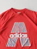 Vintage 87' Red Adidas Grand Prix Tennis Single Stitch Tee (S) sold by Rebalance Vintage