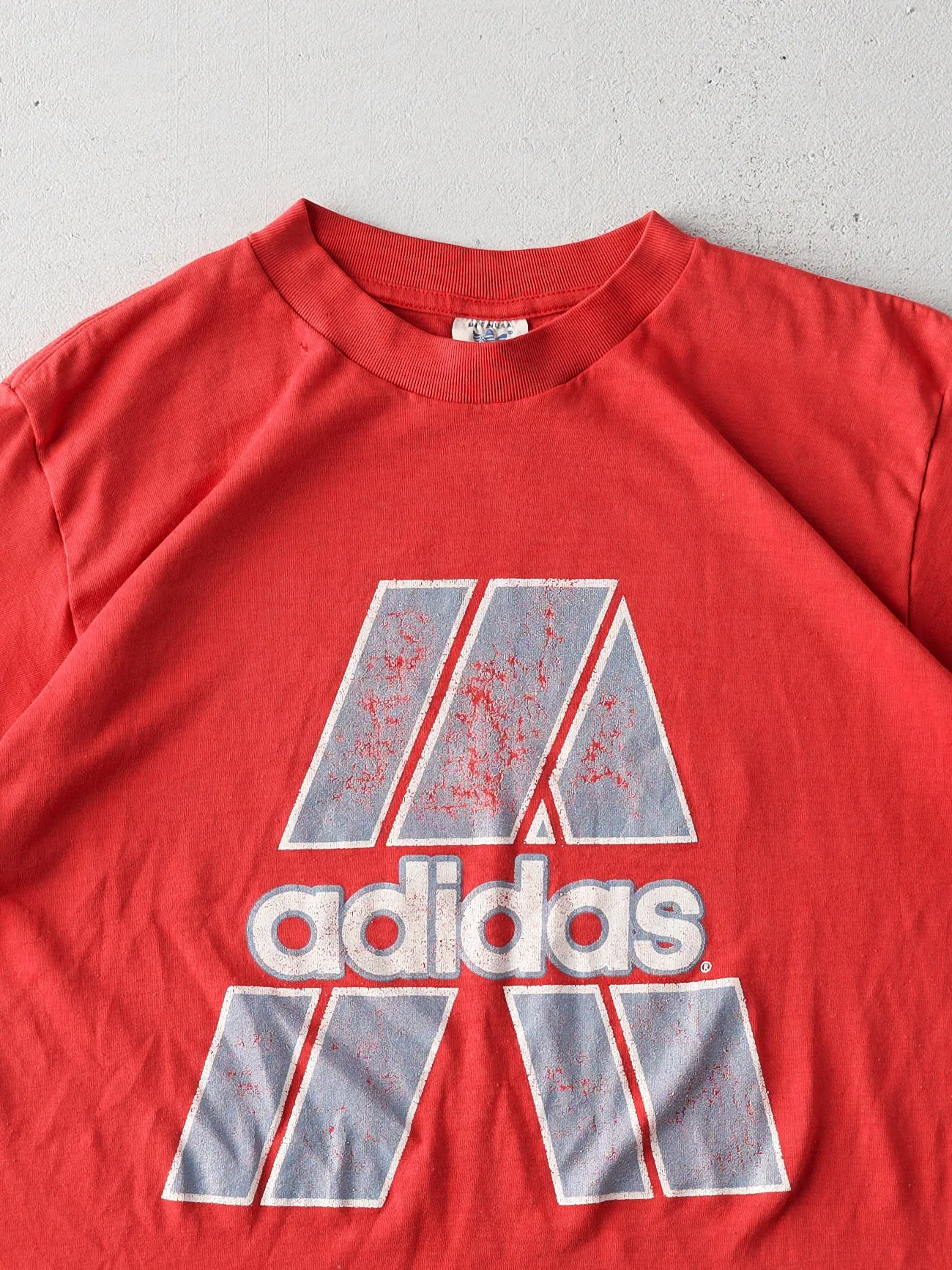 Vintage 87' Red Adidas Grand Prix Tennis Single Stitch Tee (S) sold by Rebalance Vintage product image thumbnail 3