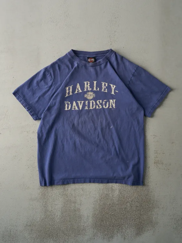Vintage 06' Royal Blue Orlando Florida Harley Davidson Tee (M) sold by Rebalance Vintage