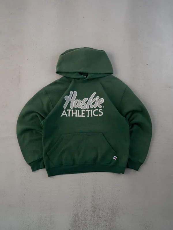 Vintage 90s Faded Green Huskie Athletics (S) sold by Rebalance Vintage