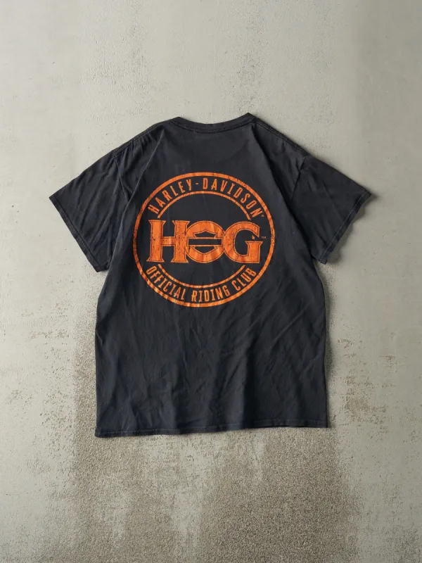 Vintage Y2K Black Harley Owners Group Tee (M) sold by Rebalance Vintage