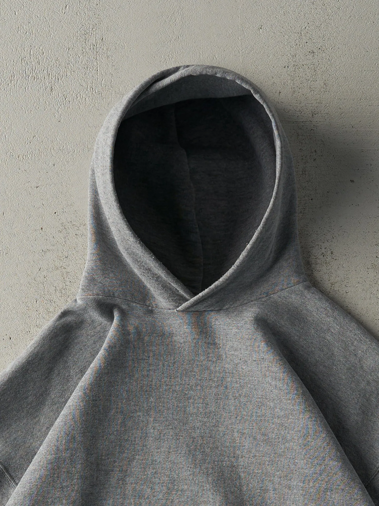 Vintage 90s Grey Russell Athletic Blank Hoodie (L) sold by Rebalance Vintage product image thumbnail 2