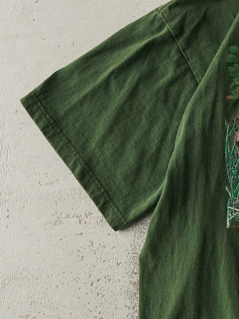 Vintage 90s Forest Green Keep The World Wild Seattle Tee (S) sold by Rebalance Vintage product image thumbnail 3