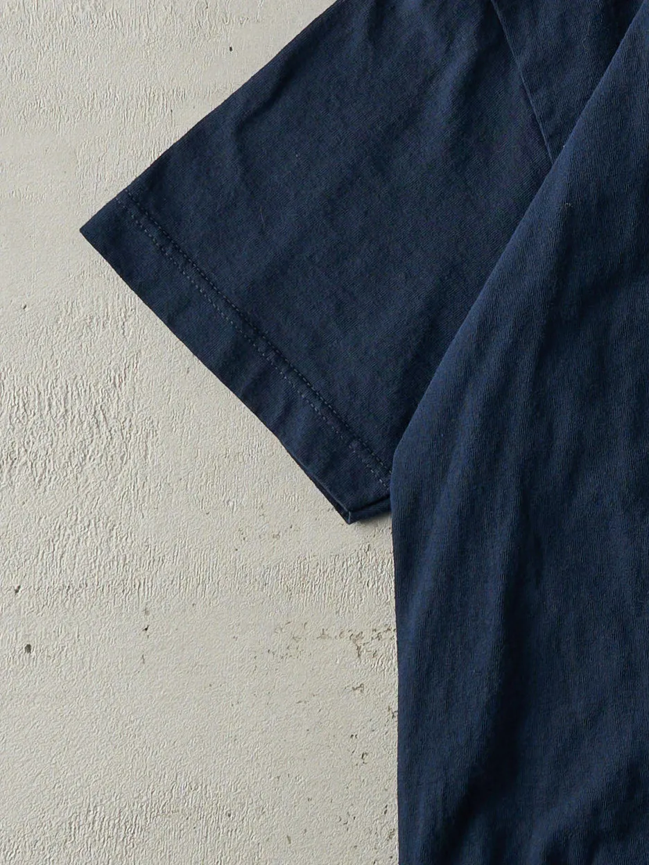 Vintage Y2K Blue "One of the Keys To Happiness" Tee (M) sold by Rebalance Vintage product image thumbnail 3