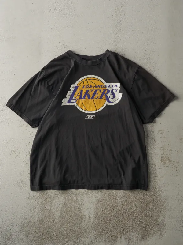 Vintage Y2K Black Los Angeles Laker Reebok Tee (L) sold by Rebalance Vintage