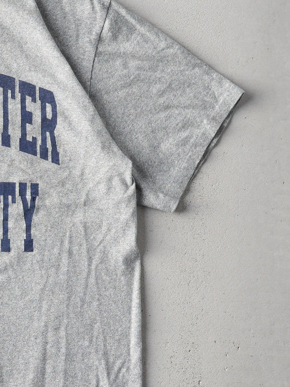 Vintage 90s Grey West Chester University Single Stitch Tee (S) sold by Rebalance Vintage product image thumbnail 3