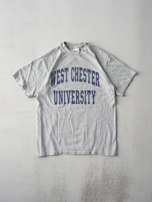 Vintage 90s Grey West Chester University Single Stitch Tee (S) sold by Rebalance Vintage