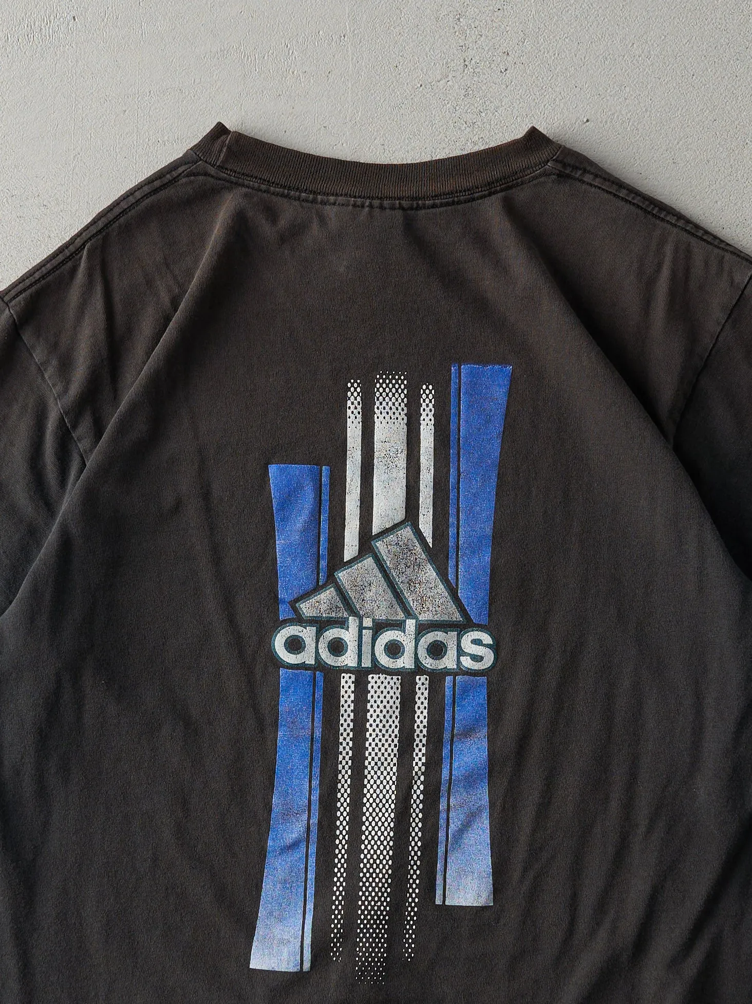 Vintage Y2K Black Adidas Logo Tee (M) sold by Rebalance Vintage product image thumbnail 4