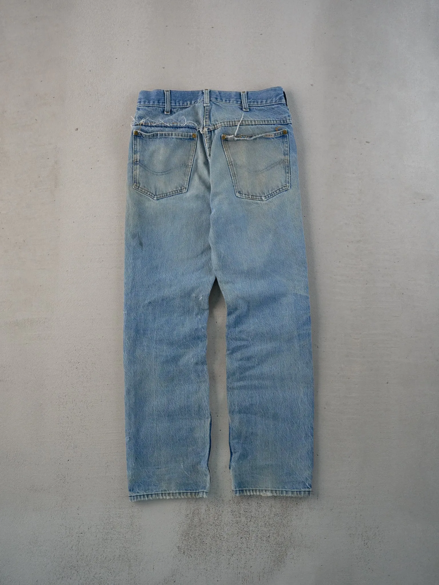 Vintage 80s Blue Carhartt Distressed Workwear Denim Jeans (29x29) sold by Rebalance Vintage product image thumbnail 2