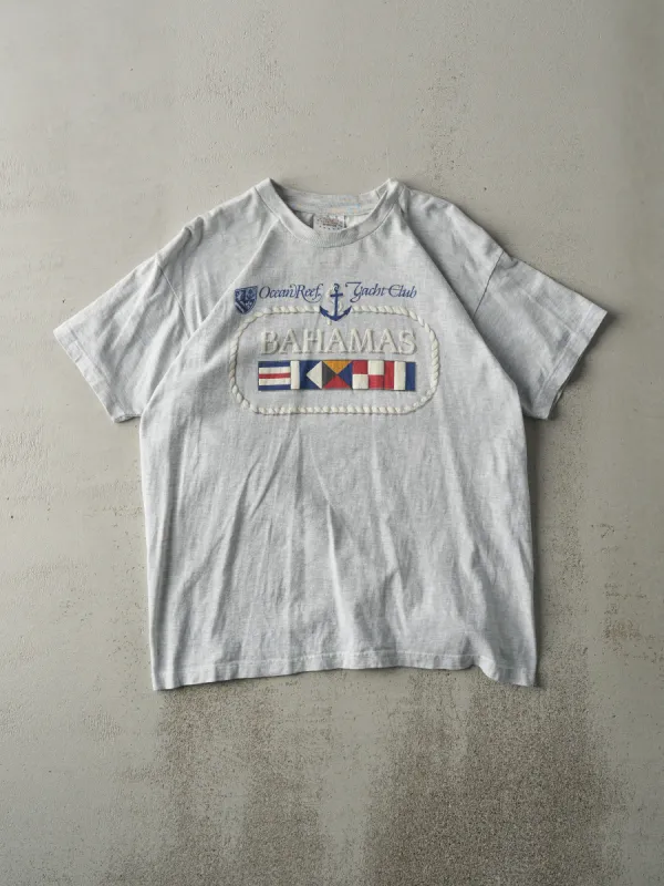 Vintage 90s Heather Grey Bahamas Tee (M) sold by Rebalance Vintage