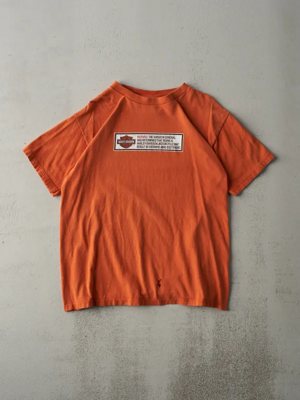 Vintage 00' Orange Evansville Indiana Harley Davidson Tee (M) sold by Rebalance Vintage