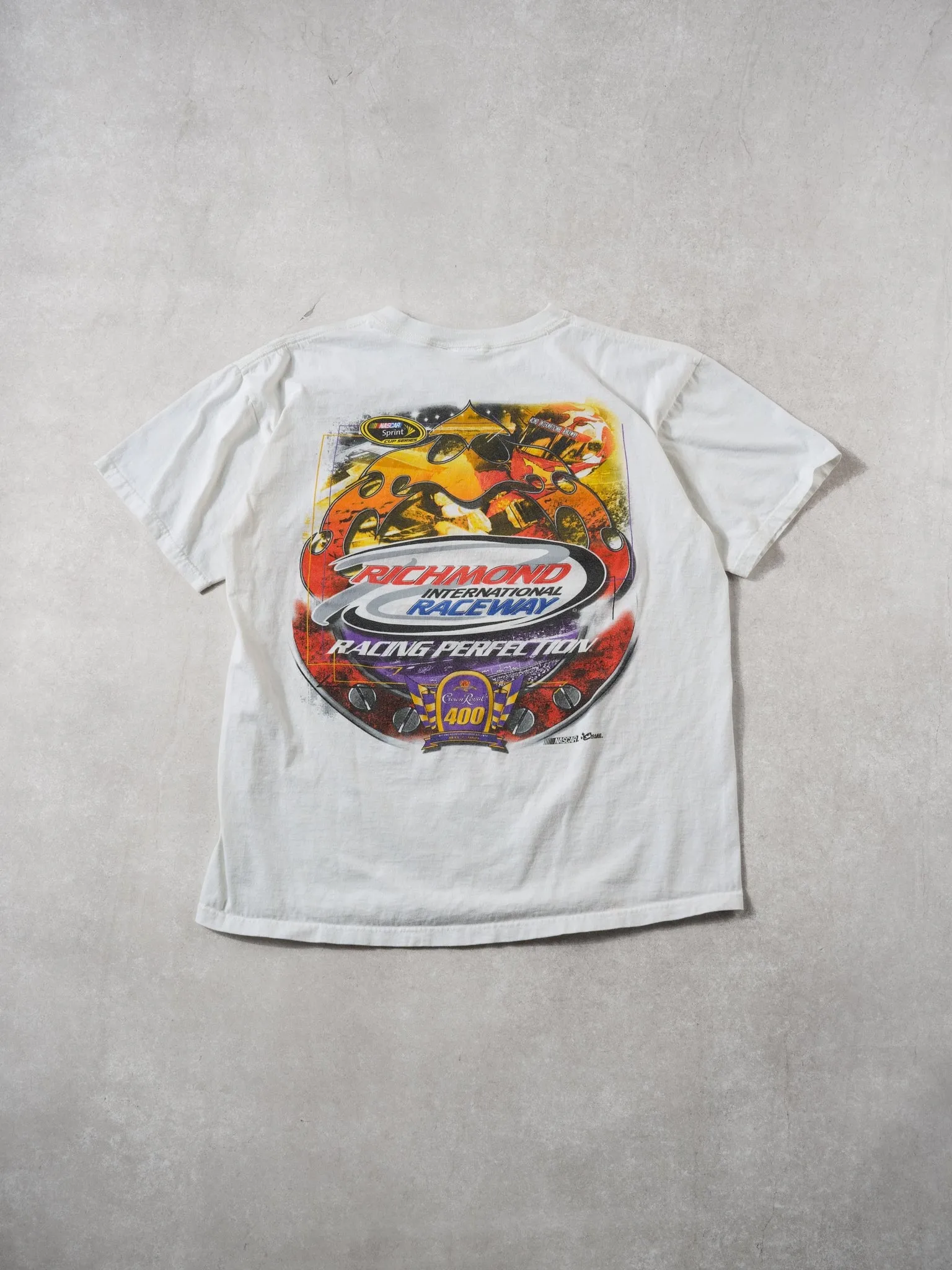 Vintage 09' White Richmond International Raceway Graphic Tee (S/M) sold by Rebalance Vintage product image thumbnail 2