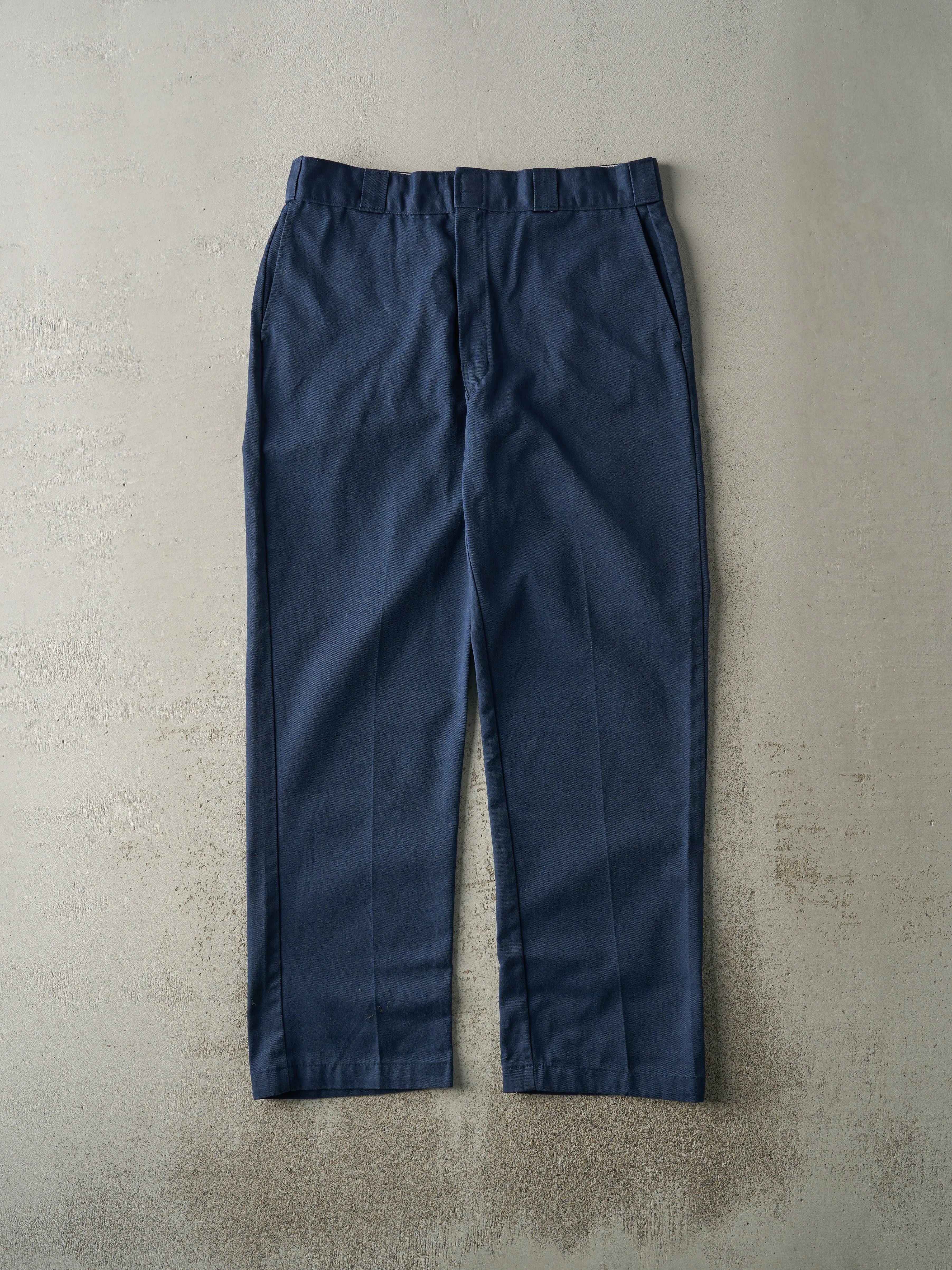 Vintage 90s Navy Blue Dickies Work Pants (34x30.5) sold by Rebalance Vintage