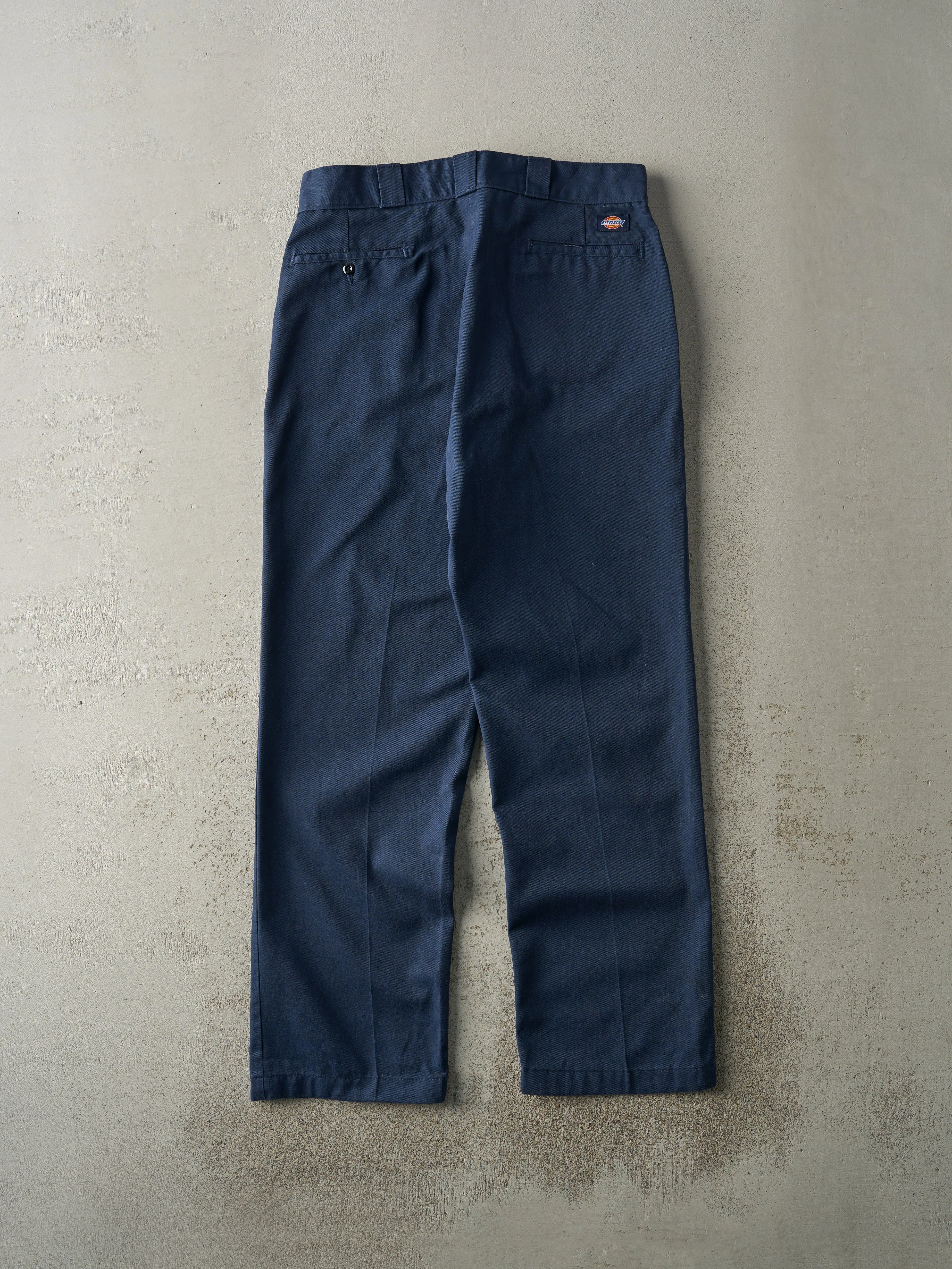 Vintage 90s Navy Blue Dickies Work Pants (34x30.5) sold by Rebalance Vintage product image thumbnail 2