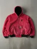 Vintage Y2K Washed Red McNeilus Steel Embroidered Logo Carhartt Workwear Jacket (M/L) sold by Rebalance Vintage