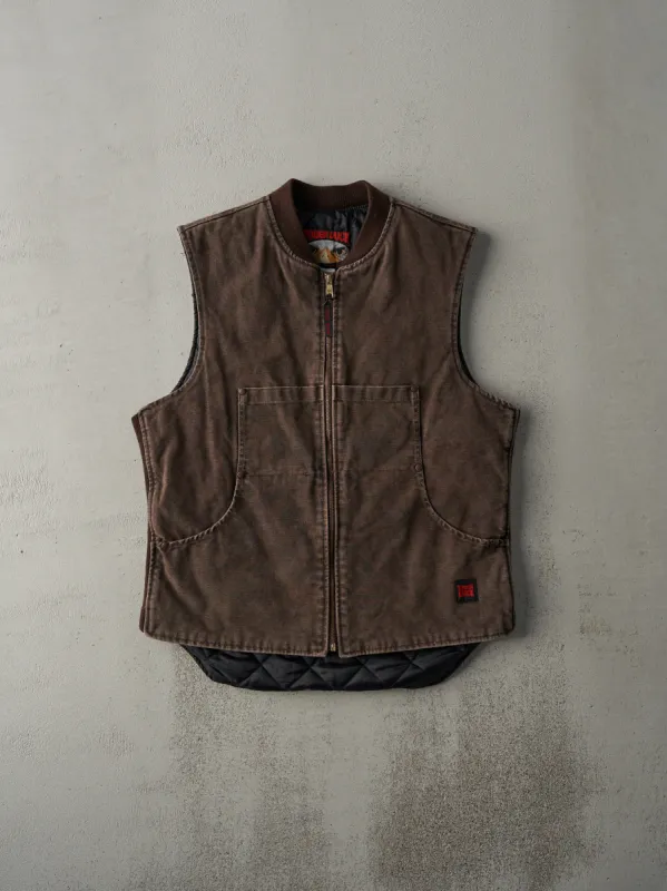 Vintage 90s Brown Tough Duck Vest (M) sold by Rebalance Vintage