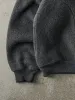 Vintage 90s Charcoal Grey Fleece Quarter Zip Sweater (S/M) sold by Rebalance Vintage