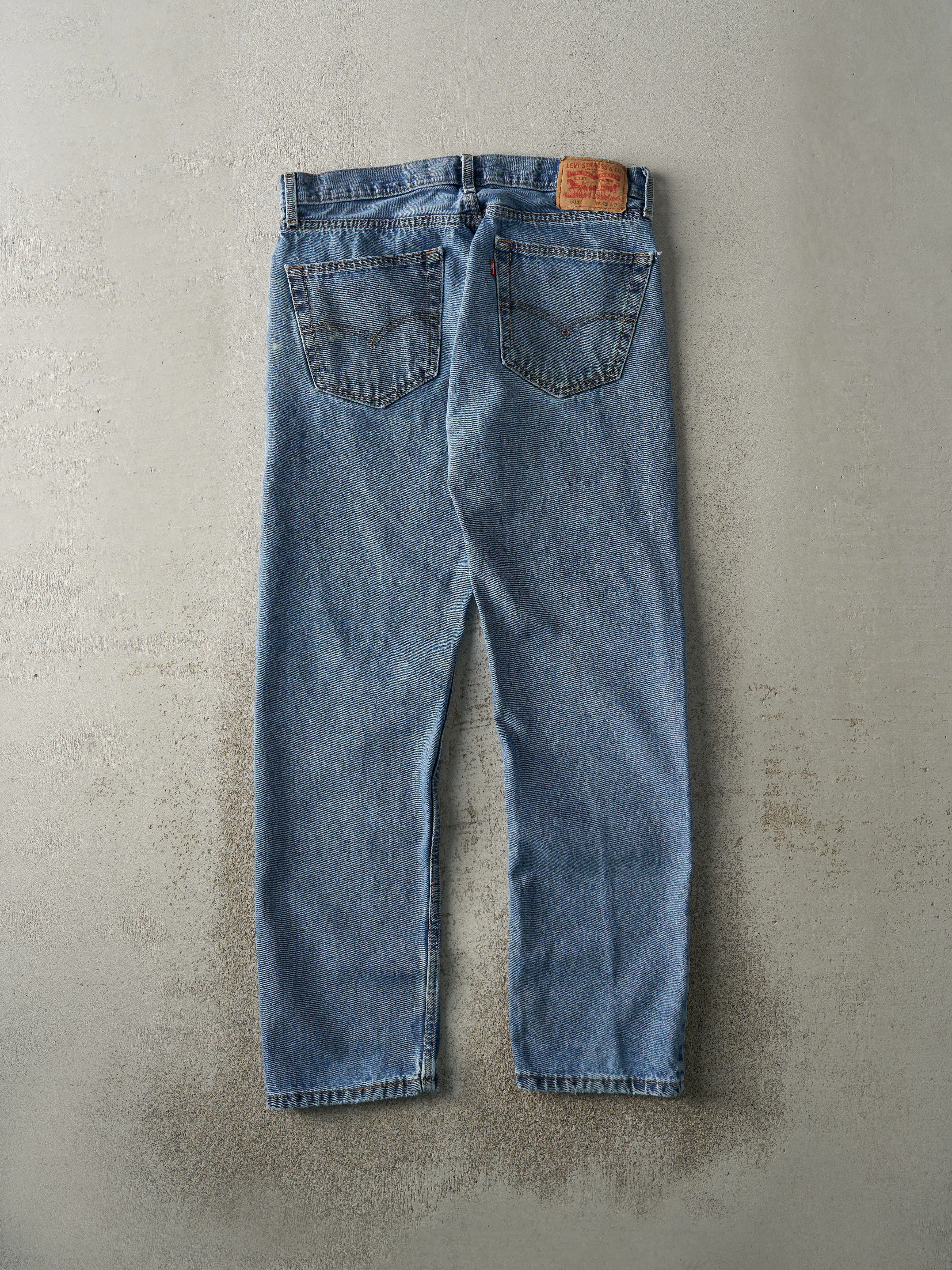 Vintage Y2K Mid Wash Levi's 505 Jeans (33.5x31) sold by Rebalance Vintage product image thumbnail 2