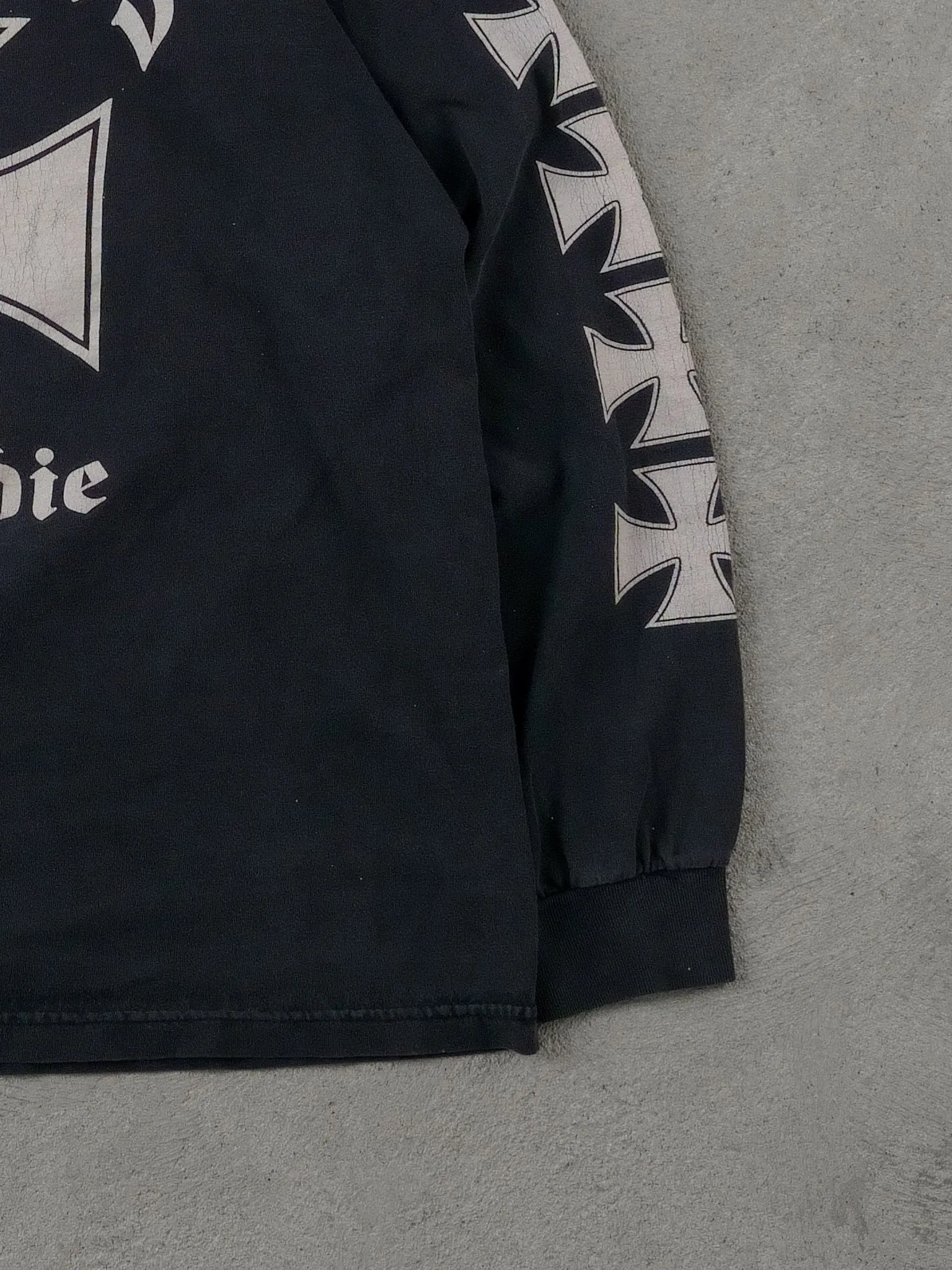 Vintage Y2k Black Choppers 'til you die Graphic Longsleeve (M) sold by Rebalance Vintage product image thumbnail 3