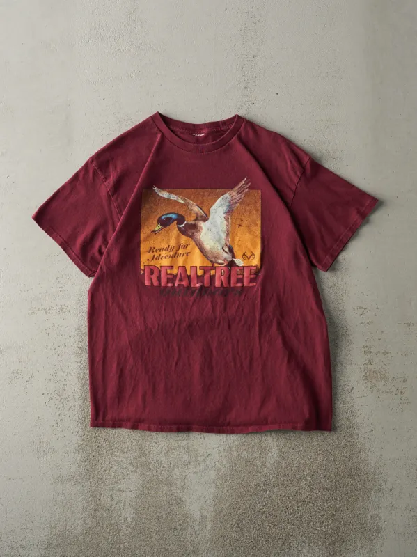 Vintage Y2K Burgundy Realtree Outdoors Tee (M) sold by Rebalance Vintage