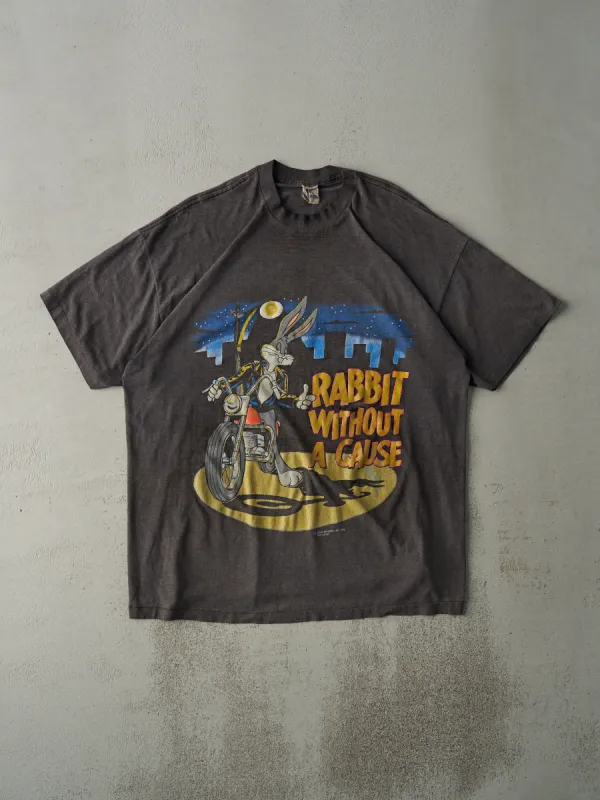 Vintage 89' Charcoal Grey Bugs Bunny Looney Tunes Single Stitch Tee (XL) sold by Rebalance Vintage