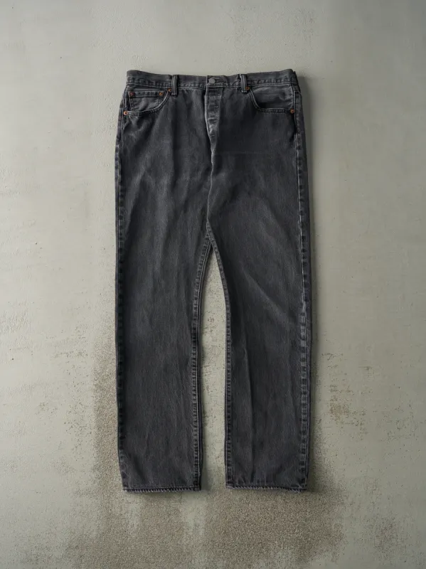 Vintage Y2K Faded Black Levi's 501 Denim Pants (36x32.5) sold by Rebalance Vintage