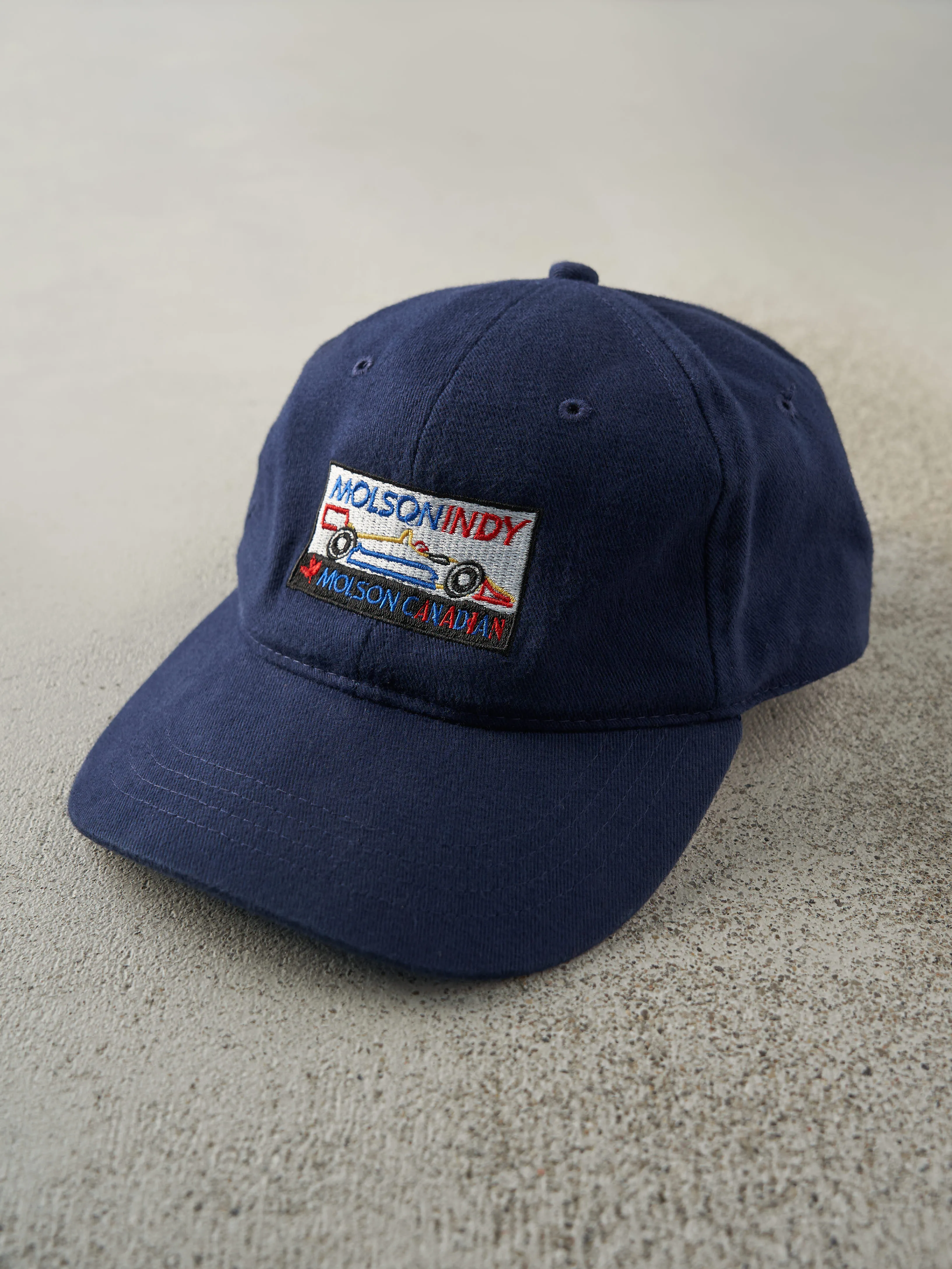 Vintage Y2K Navy Blue Molson Indy Racing Embroidered Strap Back sold by Rebalance Vintage product image thumbnail 2