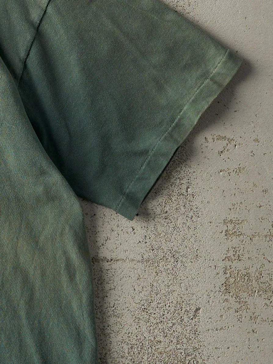 Vintage 90s Sun Faded Green CWF Earth Single Stitch Tee (M/L) sold by Rebalance Vintage product image thumbnail 4