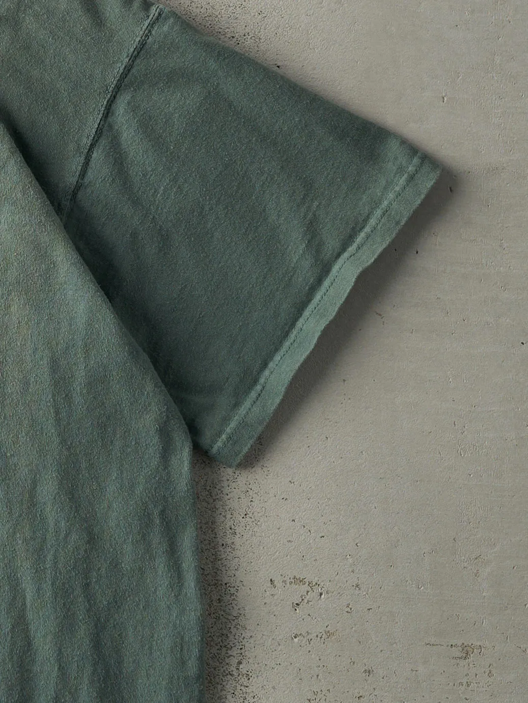 Vintage 90s Washed Green Blank Tee (M) sold by Rebalance Vintage product image thumbnail 3