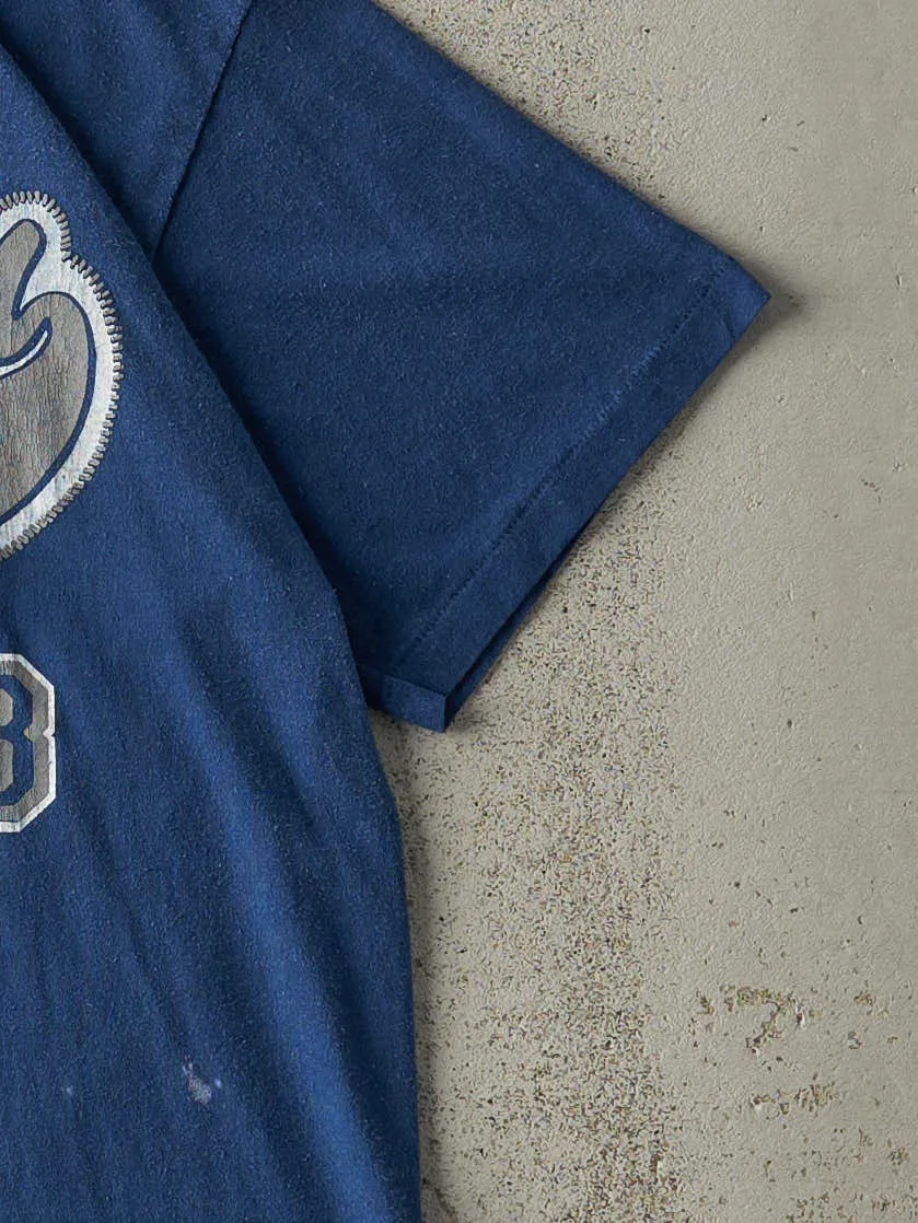 Vintage 90s Blue Georgetown University Hoyas Single Stitch Tee (M/L) sold by Rebalance Vintage product image thumbnail 3
