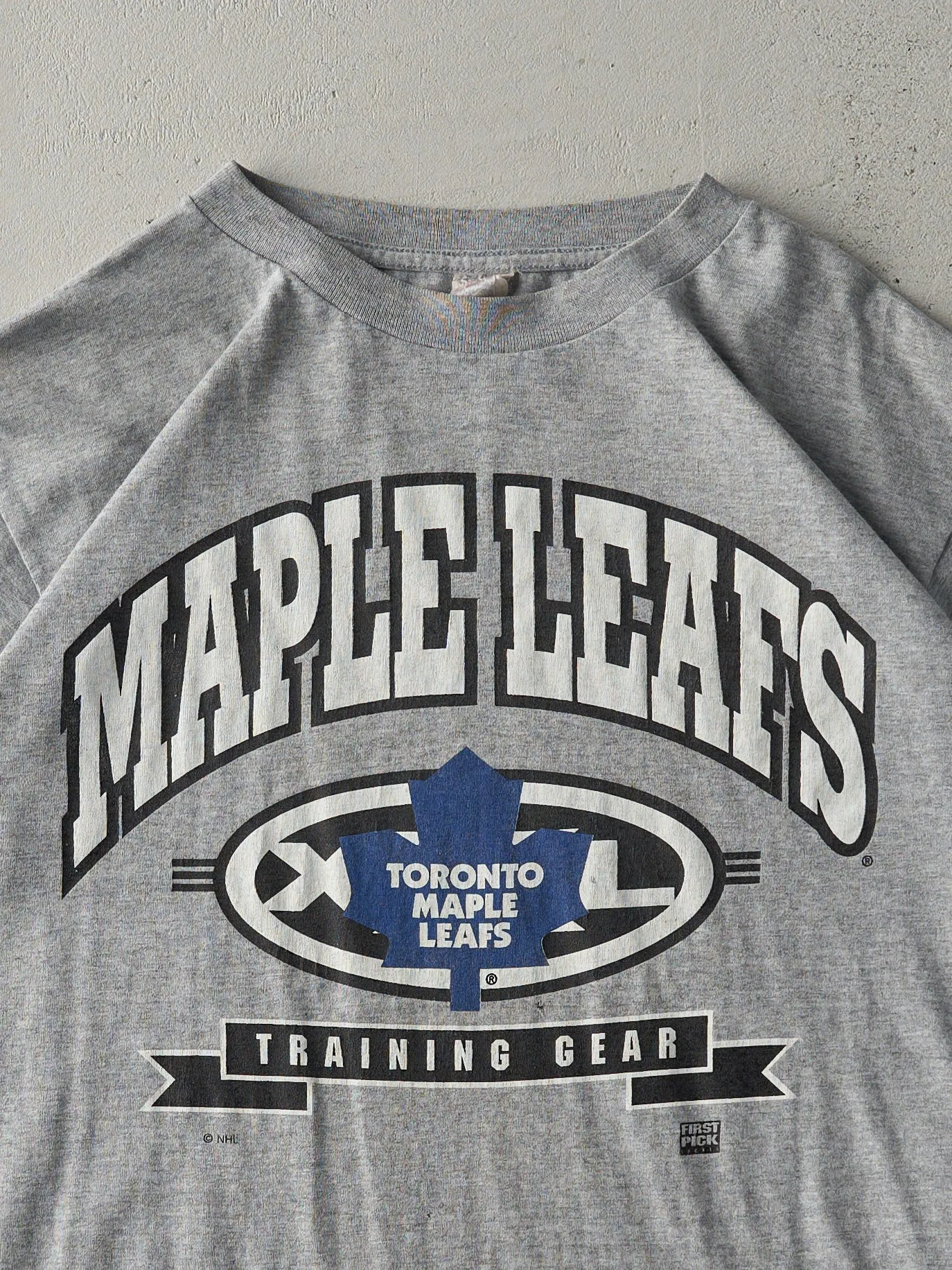 Vintage 90s Grey Toronto Maple Leafs Single Stitch Tee (M) sold by Rebalance Vintage product image thumbnail 2