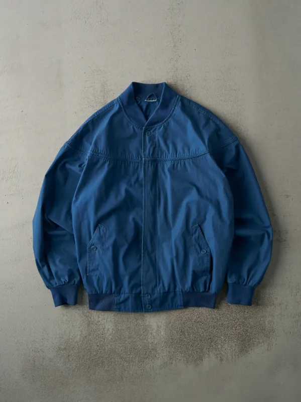 Vintage 80s Blue Harrington Bomber Jacket (M) sold by Rebalance Vintage
