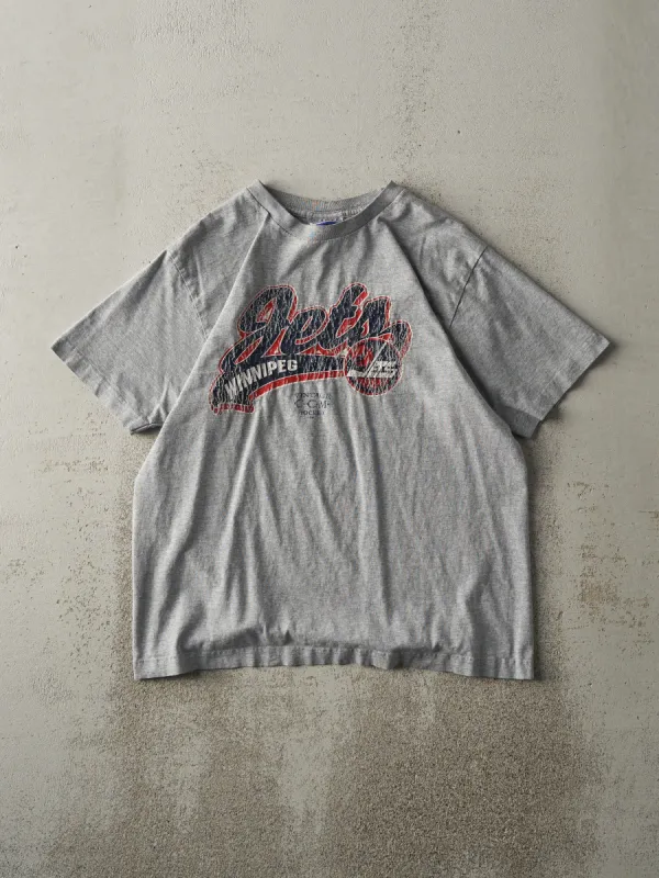 Vintage Y2K Grey Winnipeg Jets Tee (M) sold by Rebalance Vintage