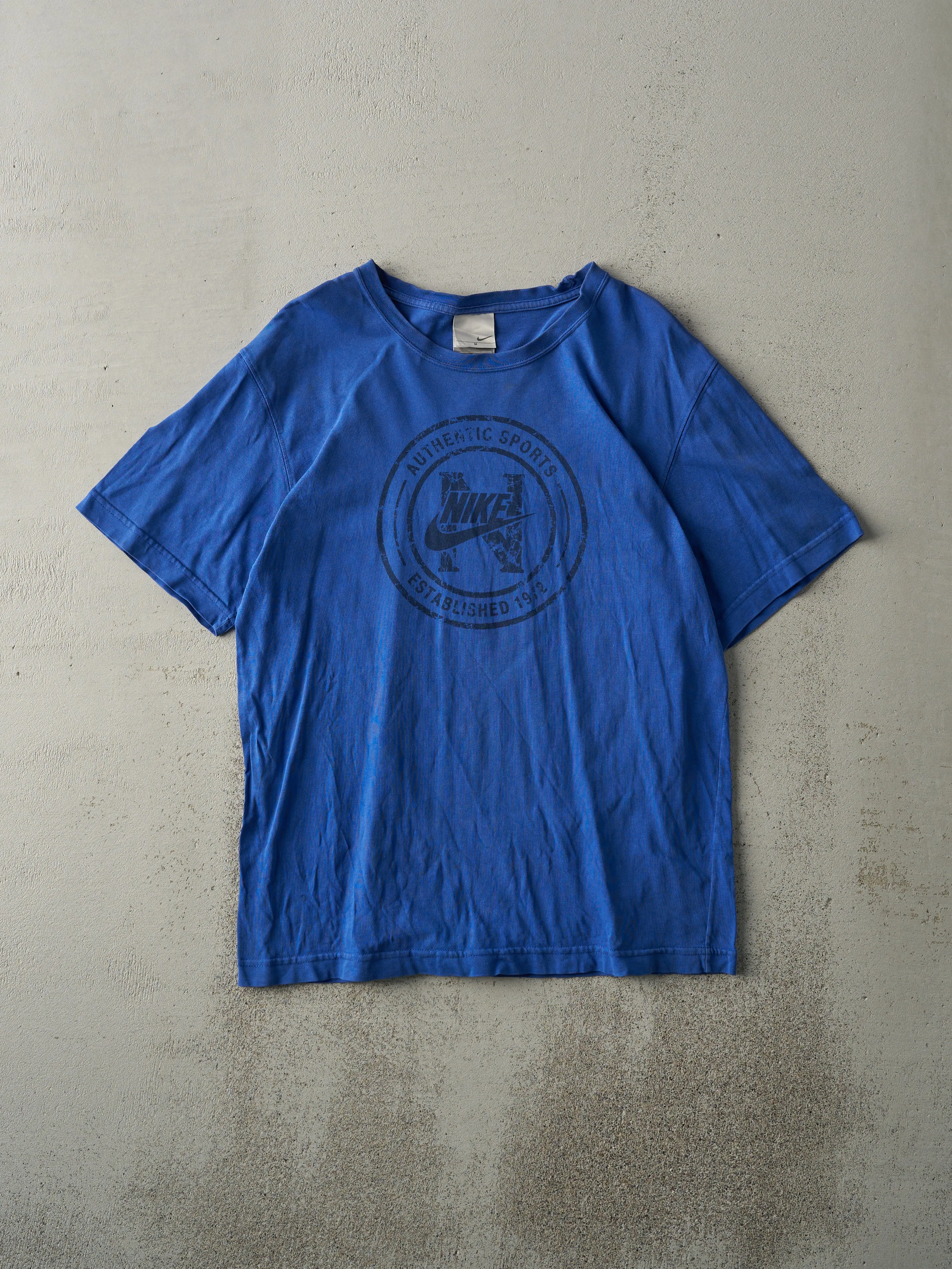 Vintage Y2K Royal Blue Nike Tee (S/M) sold by Rebalance Vintage