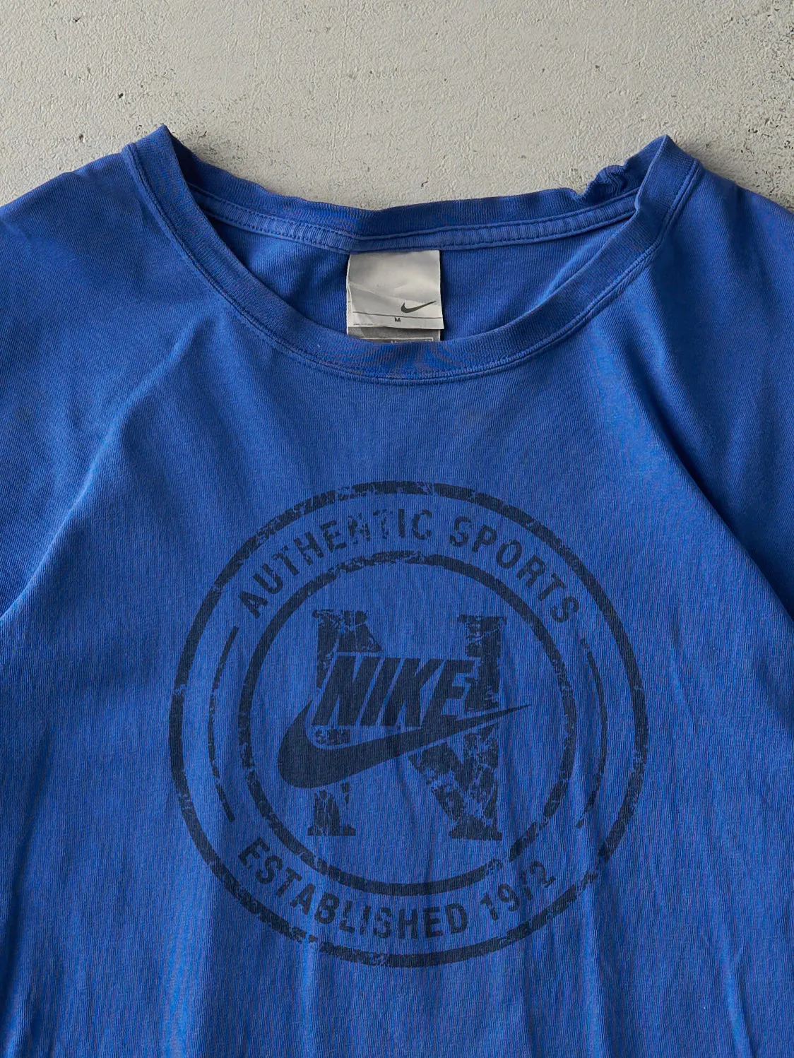 Vintage Y2K Royal Blue Nike Tee (S/M) sold by Rebalance Vintage product image thumbnail 2