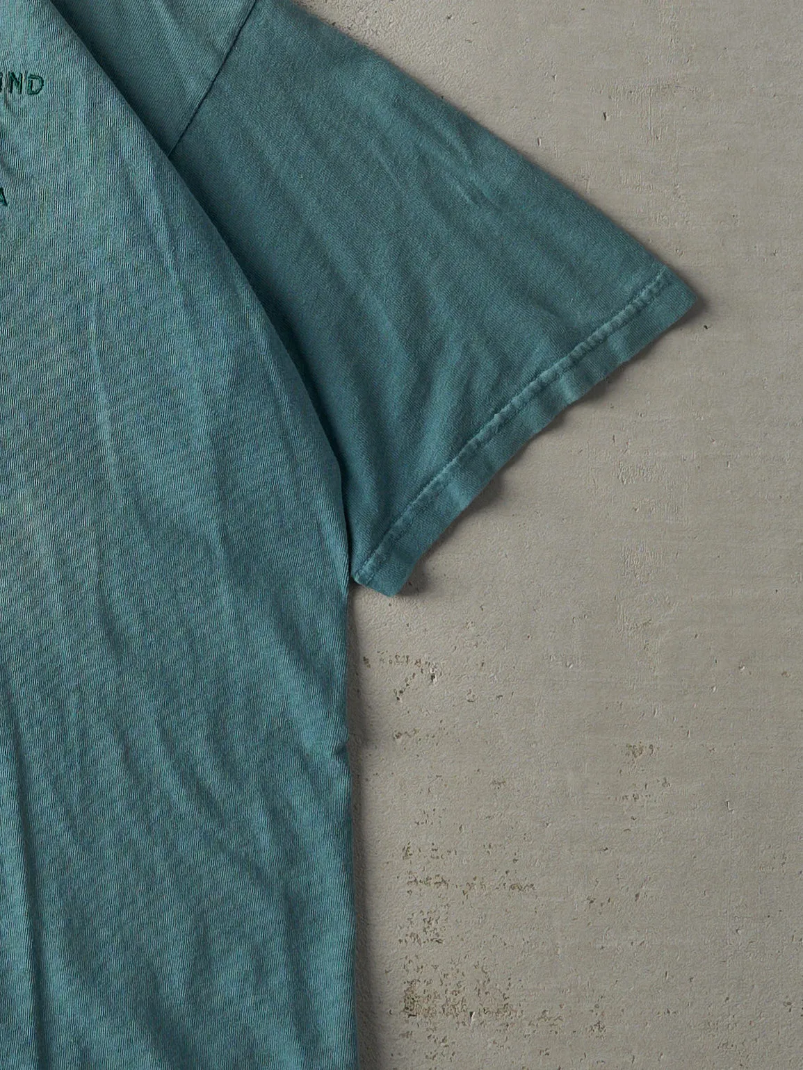 Vintage 90s Washed Green Balboa Island California Tee (M) sold by Rebalance Vintage product image thumbnail 3