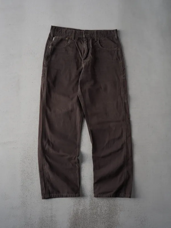 Vintage Y2K Chocolate Brown Carhartt Work Pants (34x31.5) sold by Rebalance Vintage