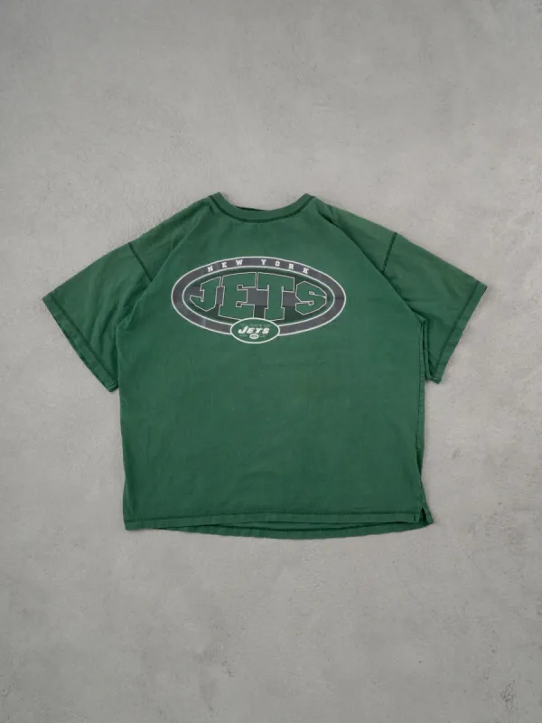 Vintage 90s Green New York Jets NFL Tee (L) sold by Rebalance Vintage