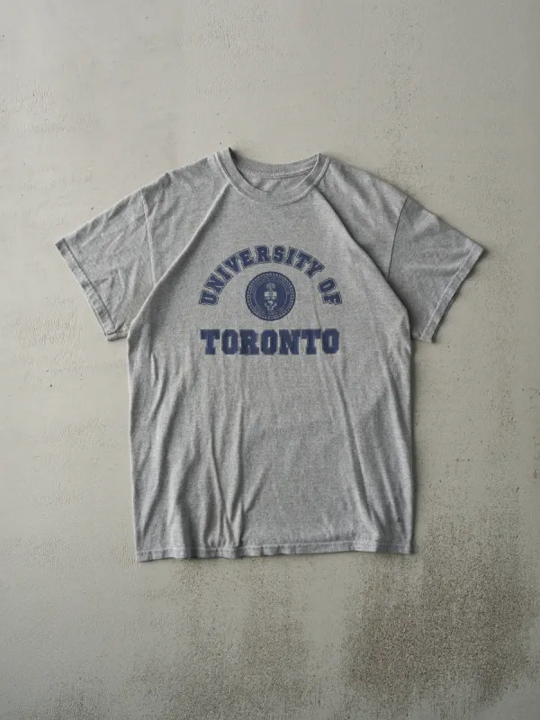 Vintage Y2K Grey University of Toronto Tee (S/M) sold by Rebalance Vintage