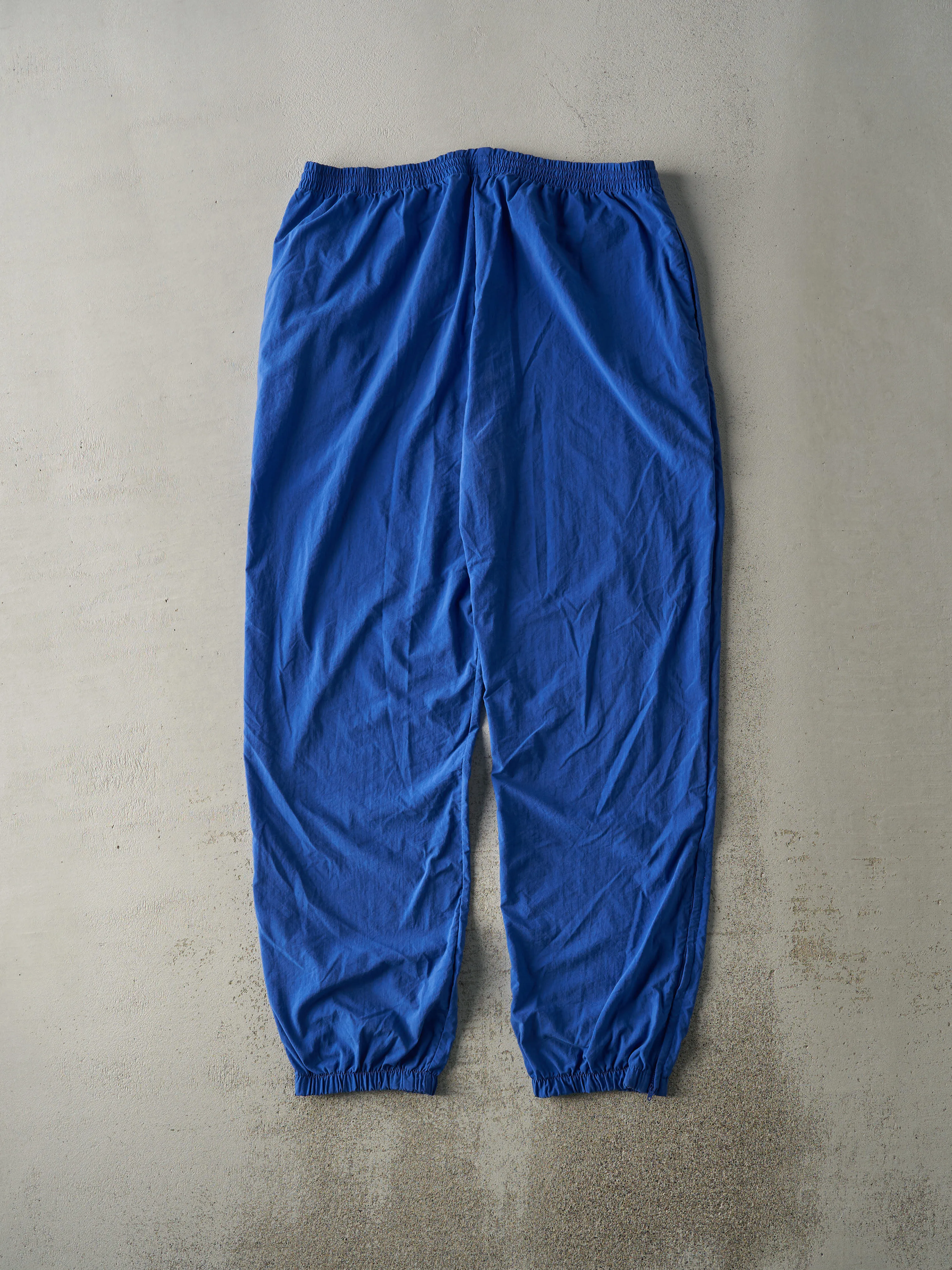 Vintage 90s Blue Champion Embroidered Logo Nylon Windbreaker Pants (36x32.5) sold by Rebalance Vintage product image thumbnail 2